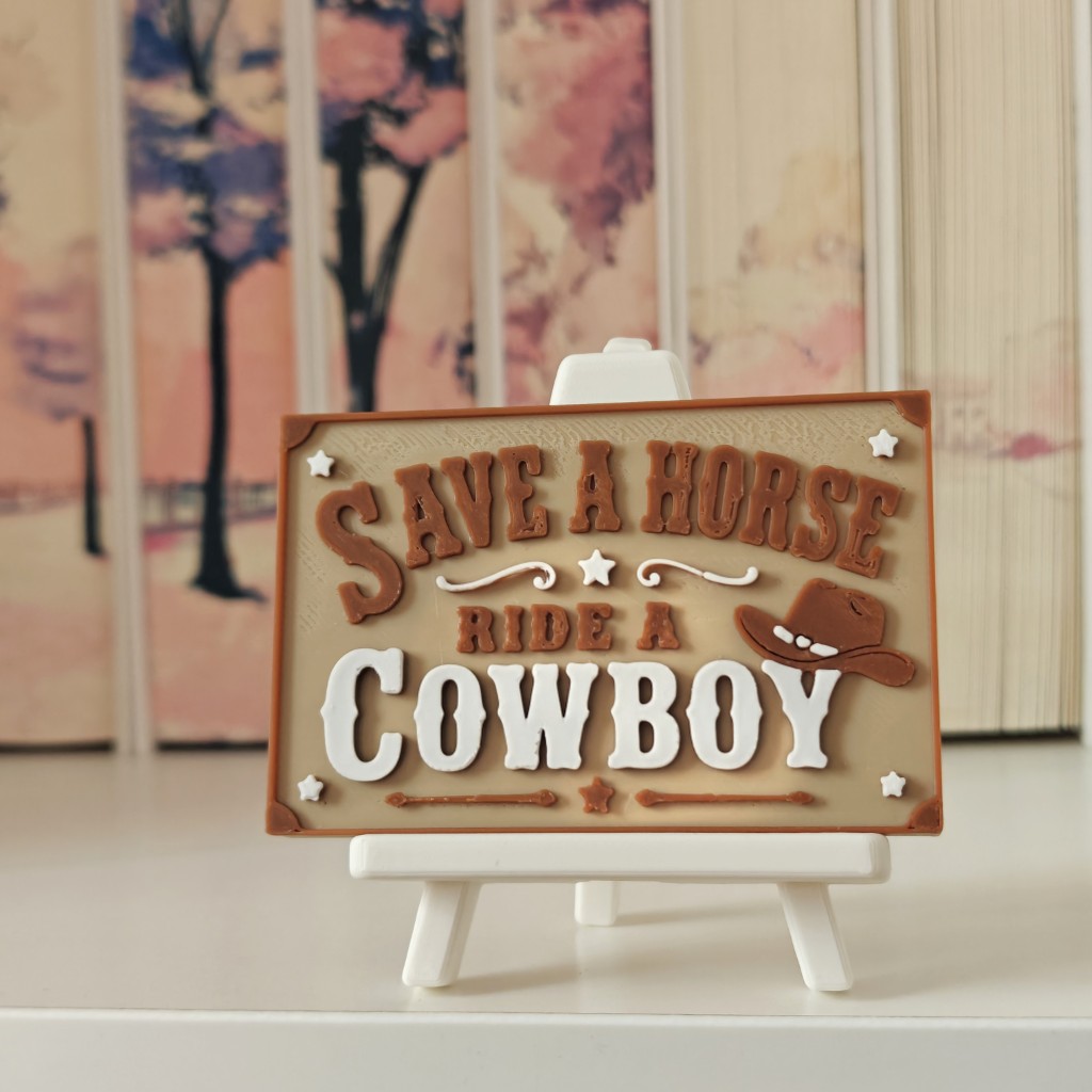 Tabliczka – Save a Horse, Ride a Cowboy